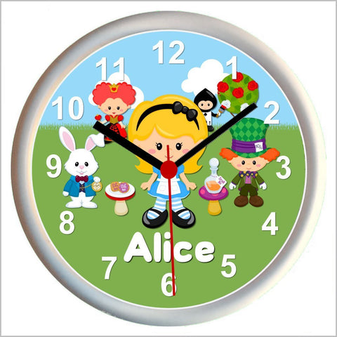 Personalised ALICE'S ADVENTURES IN WONDERLAND Wall Clock