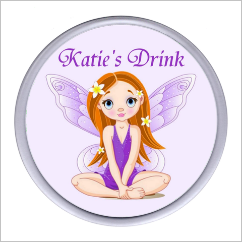Personalised LILAC FAIRY Acrylic Drinks Coaster
