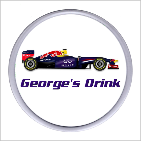 Personalised GRAND PRIX RACING CAR Acrylic Drinks Coaster