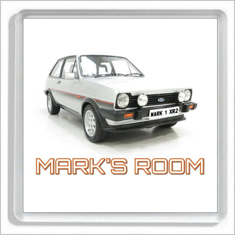 Personalised Classic Car Bedroom Door Plaque for FORD FIESTA MARK 1 XR2 Enthusiasts