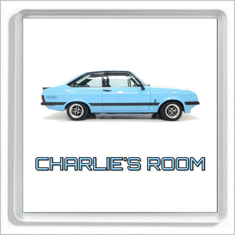 Personalised Classic Car Bedroom Door Plaque for FORD ESCORT MARK 2 RS2000 Enthusiasts