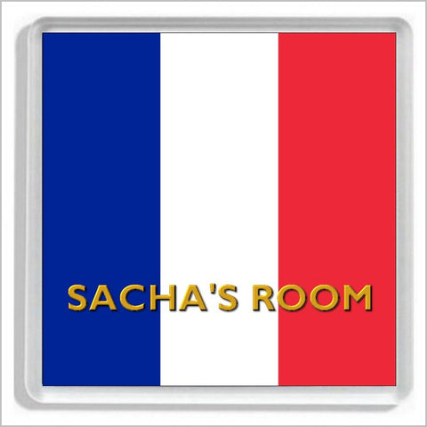 Personalised FRANCE / DRAPEAU FRANÇAIS / FRENCH FLAG Bedroom Door Plaque