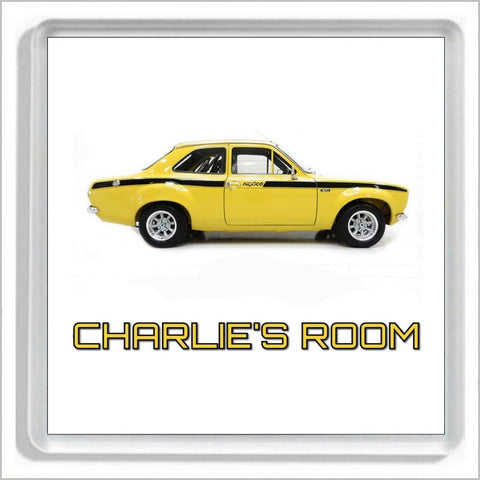 Personalised Classic Car Bedroom Door Plaque for FORD ESCORT MARK 1 MEXICO Enthusiasts