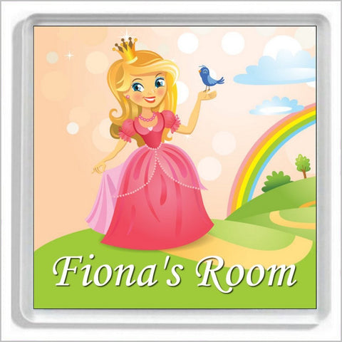 Personalised FAIRYTALE PRINCESS Girls Bedroom Door Plaque