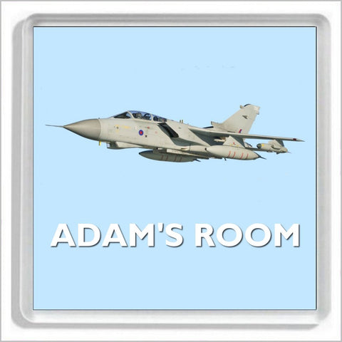 Personalised RAF TORNADO GR4 Combat Aircraft Bedroom Door Plaque