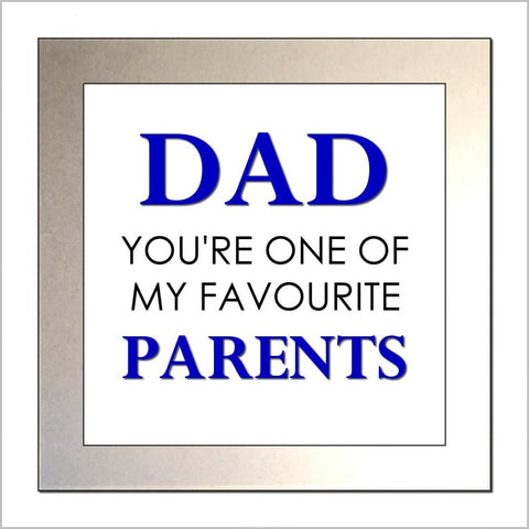 key expressions dad youre one of my favourite parents glass drinks coaster drinks mat
