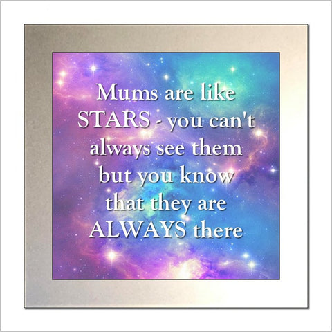 key expressions mums are like stars glass drinks coaster drinks mat