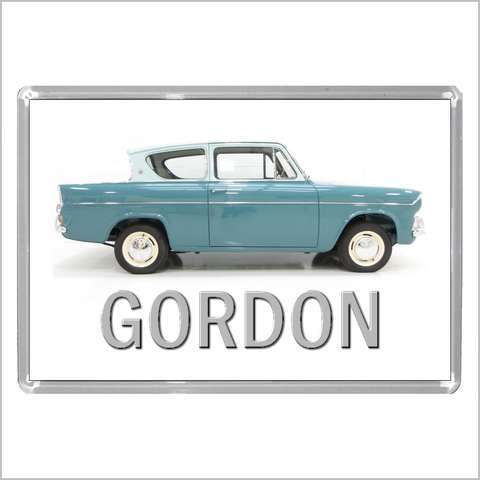 Personalised Classic Car Jumbo Acrylic Fridge Magnet for FORD ANGLIA 105E DELUXE Enthusiasts