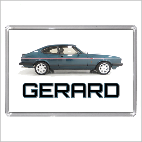 Personalised Classic Car Jumbo Acrylic Fridge Magnet for FORD CAPRI MARK 3 280 BROOKLANDS Enthusiasts