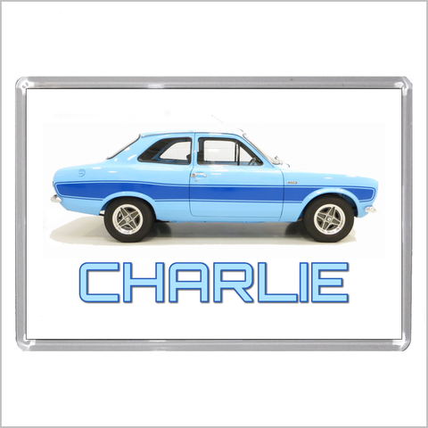 Personalised Classic Car Jumbo Acrylic Fridge Magnet for FORD ESCORT MARK 1 RS2000 Enthusiasts