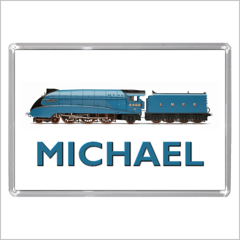 Personalised LNER No. 4468 "MALLARD" Steam Locomotive Jumbo Acrylic Fridge Magnet