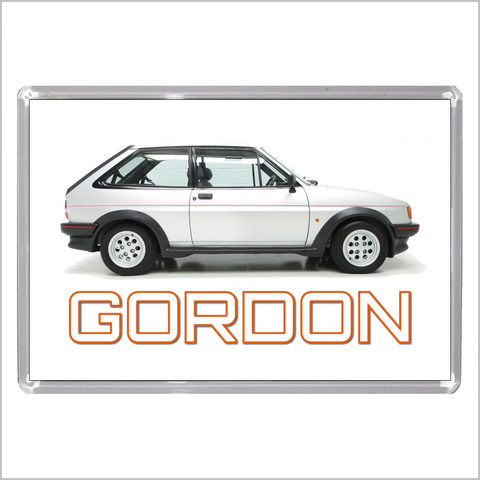 Personalised Classic Car Jumbo Acrylic Fridge Magnet for FORD FIESTA MARK 2 XR2 Enthusiasts