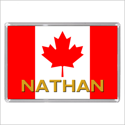 Personalised CANADA / THE MAPLE LEAF / CANADIAN FLAG Jumbo Acrylic Fridge Magnet