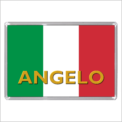 Personalised ITALY / BANDIERA D'ITALIA / ITALIAN FLAG Jumbo Acrylic Fridge Magnet