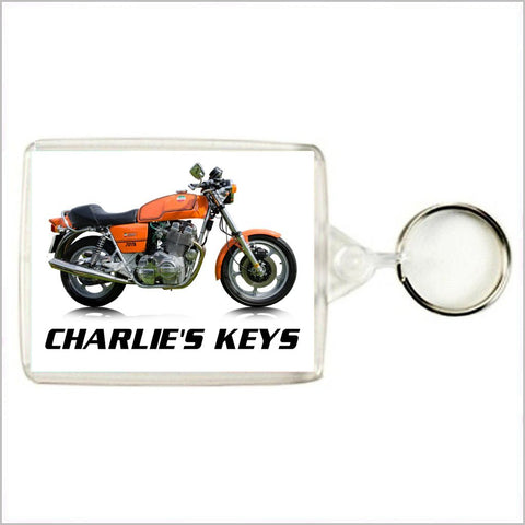 Personalised Classic Motorcycle Keyring / Bag Tag for LAVERDA JOTA 1000 Enthusiasts