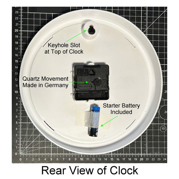 Personalised IRISH FLAG / IRISH TRICOLOUR / IRELAND / EIRE Wall Clock