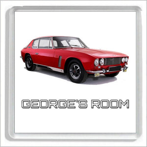 Personalised Classic Car Bedroom Door Plaque for JENSEN INTERCEPTOR Enthusiasts