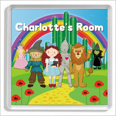 Personalised THE WONDERFUL WIZARD OF OZ Bedroom Door Plaque