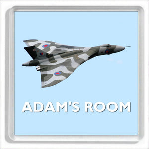 Personalised AVRO VULCAN Bomber Aircraft Bedroom Door Plaque