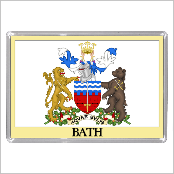 UK ENGLAND - ENGLISH CITY COATS OF ARMS Jumbo Acrylic Fridge Magnets (55 DESIGNS)