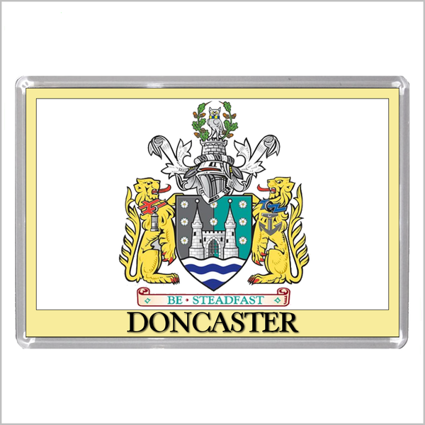 UK ENGLAND - ENGLISH CITY COATS OF ARMS Jumbo Acrylic Fridge Magnets (55 DESIGNS)