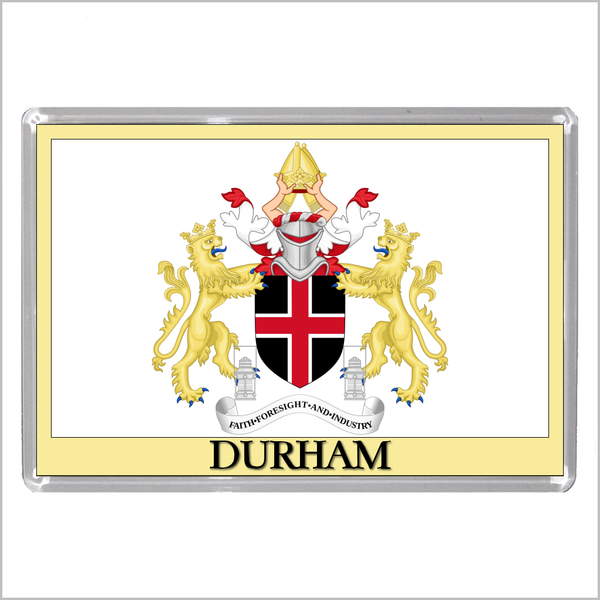 UK ENGLAND - ENGLISH CITY COATS OF ARMS Jumbo Acrylic Fridge Magnets (55 DESIGNS)