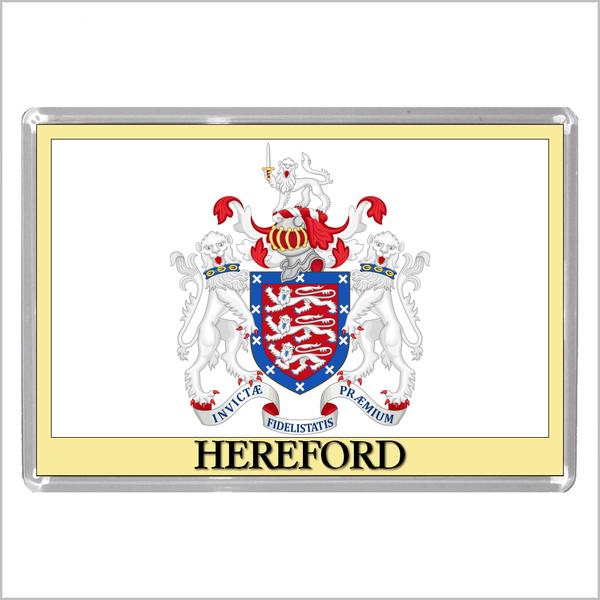UK ENGLAND - ENGLISH CITY COATS OF ARMS Jumbo Acrylic Fridge Magnets (55 DESIGNS)