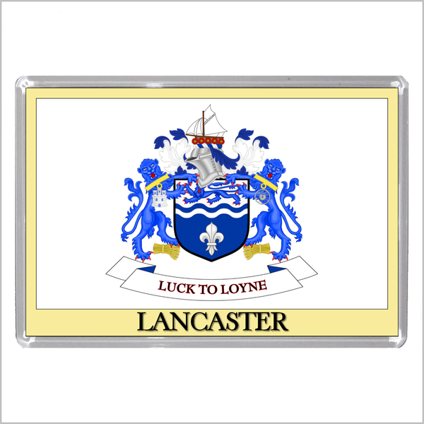 UK ENGLAND - ENGLISH CITY COATS OF ARMS Jumbo Acrylic Fridge Magnets (55 DESIGNS)
