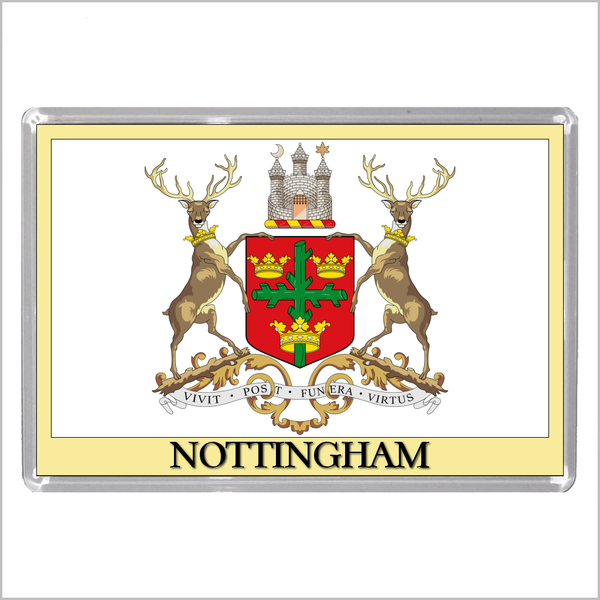UK ENGLAND - ENGLISH CITY COATS OF ARMS Jumbo Acrylic Fridge Magnets (55 DESIGNS)