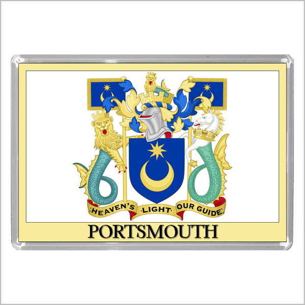 UK ENGLAND - ENGLISH CITY COATS OF ARMS Jumbo Acrylic Fridge Magnets (55 DESIGNS)