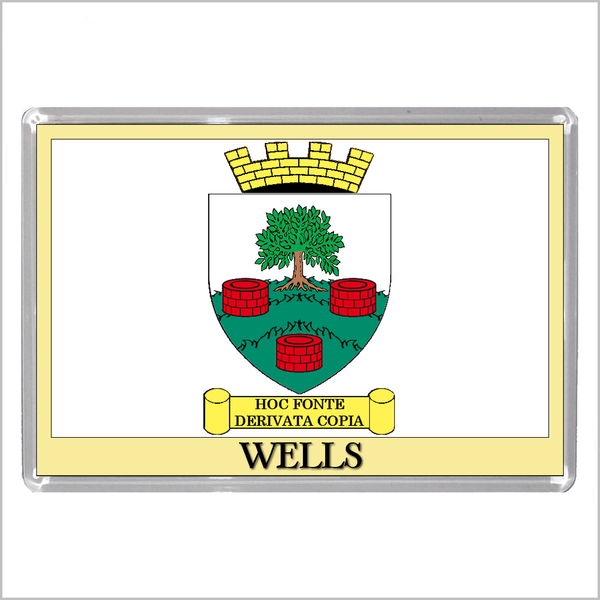 UK ENGLAND - ENGLISH CITY COATS OF ARMS Jumbo Acrylic Fridge Magnets (55 DESIGNS)