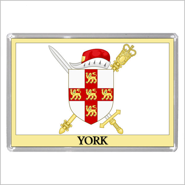 UK ENGLAND - ENGLISH CITY COATS OF ARMS Jumbo Acrylic Fridge Magnets (55 DESIGNS)