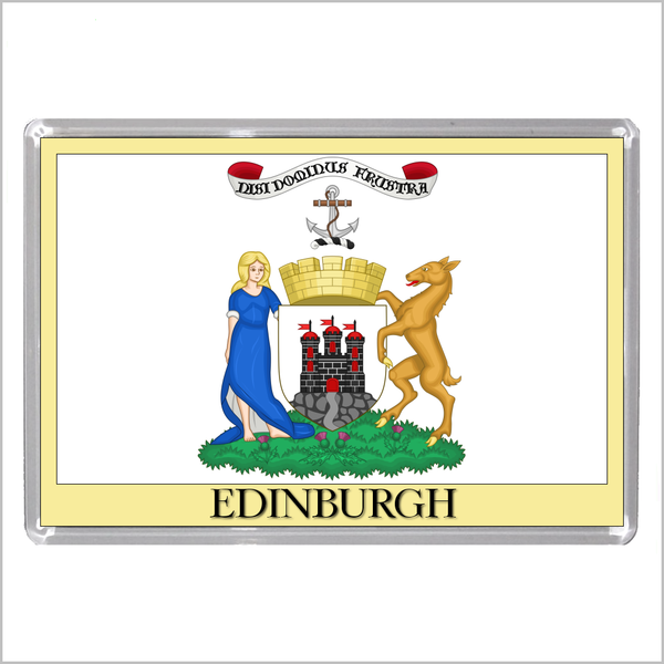 UK SCOTLAND AND WALES – SCOTTISH & WELSH CITY COATS OF ARMS Jumbo Fridge Magnets (15 DESIGNS)