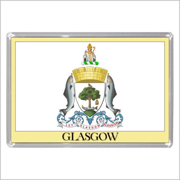 UK SCOTLAND AND WALES – SCOTTISH & WELSH CITY COATS OF ARMS Jumbo Fridge Magnets (15 DESIGNS)