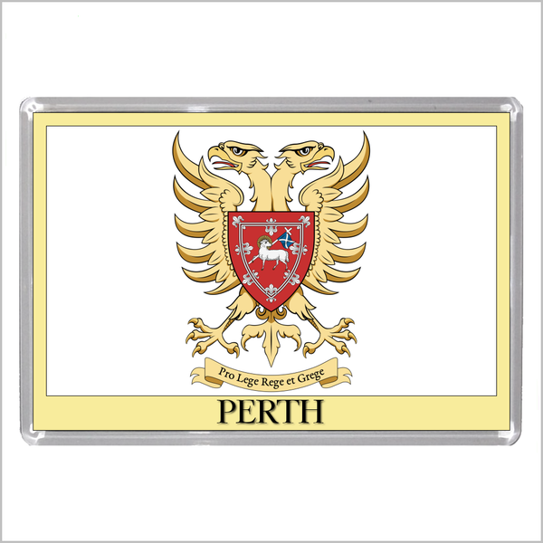 UK SCOTLAND AND WALES – SCOTTISH & WELSH CITY COATS OF ARMS Jumbo Fridge Magnets (15 DESIGNS)