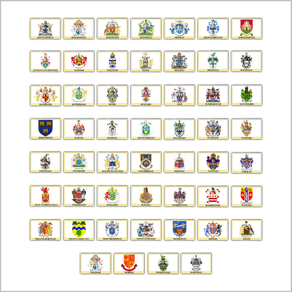 Town Coats of Arms M to Z