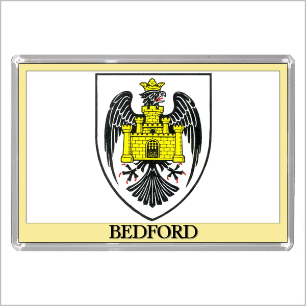 UK ENGLAND - ENGLISH TOWN COATS OF ARMS Jumbo Acrylic Fridge Magnets - Town Names A to L (52 DESIGNS)