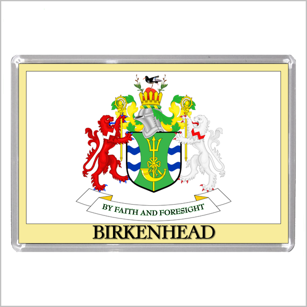 UK ENGLAND - ENGLISH TOWN COATS OF ARMS Jumbo Acrylic Fridge Magnets - Town Names A to L (52 DESIGNS)