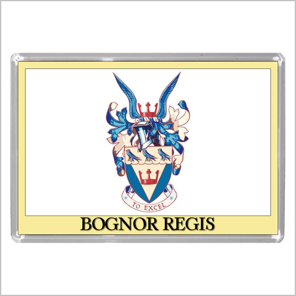 UK ENGLAND - ENGLISH TOWN COATS OF ARMS Jumbo Acrylic Fridge Magnets - Town Names A to L (52 DESIGNS)