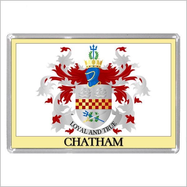 UK ENGLAND - ENGLISH TOWN COATS OF ARMS Jumbo Acrylic Fridge Magnets - Town Names A to L (52 DESIGNS)