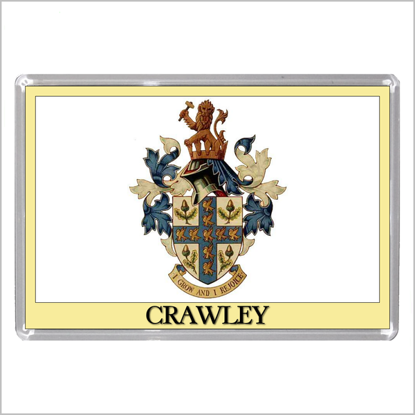 UK ENGLAND - ENGLISH TOWN COATS OF ARMS Jumbo Acrylic Fridge Magnets - Town Names A to L (52 DESIGNS)