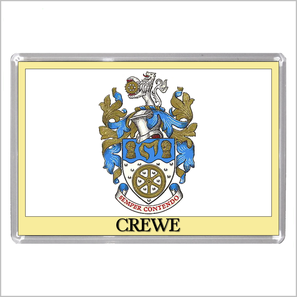 UK ENGLAND - ENGLISH TOWN COATS OF ARMS Jumbo Acrylic Fridge Magnets - Town Names A to L (52 DESIGNS)