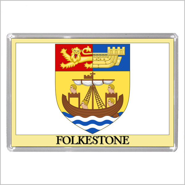 UK ENGLAND - ENGLISH TOWN COATS OF ARMS Jumbo Acrylic Fridge Magnets - Town Names A to L (52 DESIGNS)