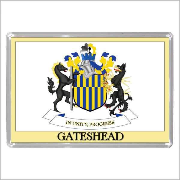 UK ENGLAND - ENGLISH TOWN COATS OF ARMS Jumbo Acrylic Fridge Magnets - Town Names A to L (52 DESIGNS)