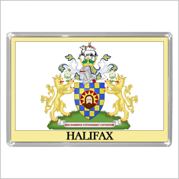 UK ENGLAND - ENGLISH TOWN COATS OF ARMS Jumbo Acrylic Fridge Magnets - Town Names A to L (52 DESIGNS)