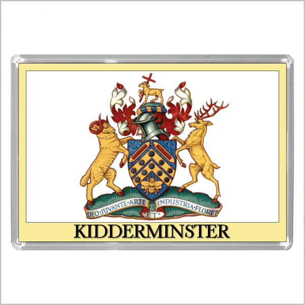 UK ENGLAND - ENGLISH TOWN COATS OF ARMS Jumbo Acrylic Fridge Magnets - Town Names A to L (52 DESIGNS)