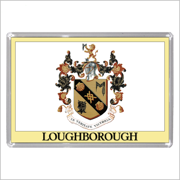 UK ENGLAND - ENGLISH TOWN COATS OF ARMS Jumbo Acrylic Fridge Magnets - Town Names A to L (52 DESIGNS)