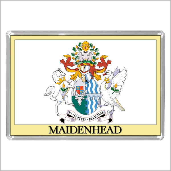 UK ENGLAND - ENGLISH TOWN COATS OF ARMS Jumbo Acrylic Fridge Magnets - Town Names M to Z (53 DESIGNS)