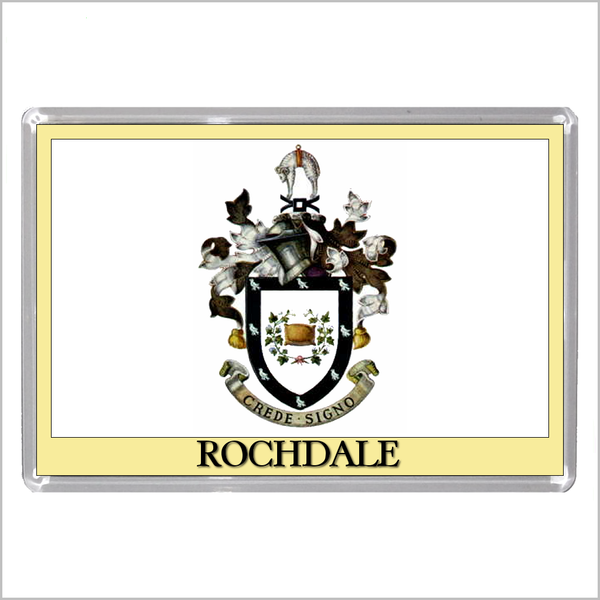 UK ENGLAND - ENGLISH TOWN COATS OF ARMS Jumbo Acrylic Fridge Magnets - Town Names M to Z (53 DESIGNS)
