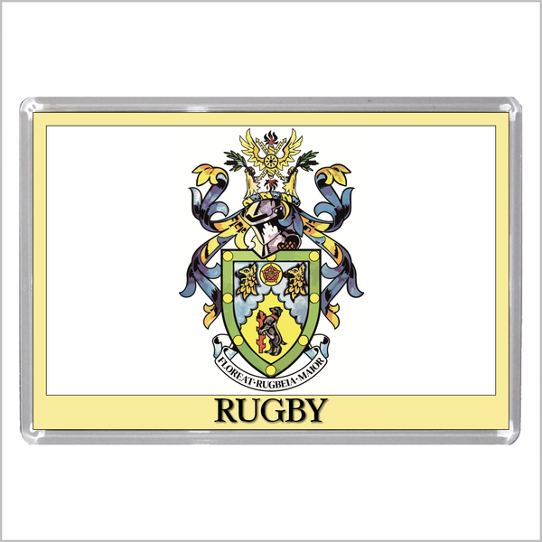 UK ENGLAND - ENGLISH TOWN COATS OF ARMS Jumbo Acrylic Fridge Magnets - Town Names M to Z (53 DESIGNS)